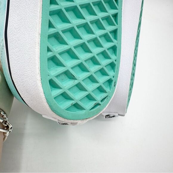 Vans Off the Wall Turquoise Tie Dye‎ Low-Top w/Colorful Laces Women 8 Men 6.5 - Picture 10 of 14